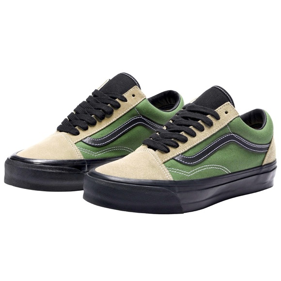 🖤 VANS OLD SKOOL 36 OLIVE GREEN 🌳